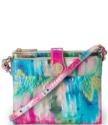 BRAHMIN Impression Melbourne Collection Mina Compact Crossbody Bag
