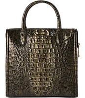 BRAHMIN Melbourne Collection Onyx Carolina Satchel Bag