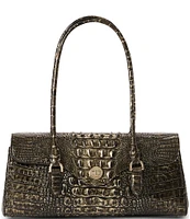 BRAHMIN Melbourne Collection Onyx Dayan Satchel Bag