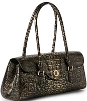 BRAHMIN Melbourne Collection Onyx Dayan Satchel Bag