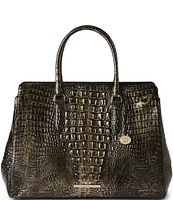 BRAHMIN Melbourne Collection Onyx Finley Carryall Satchel Bag