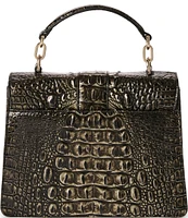 BRAHMIN Melbourne Collection Onyx Hallie Small Satchel Bag