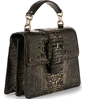 BRAHMIN Melbourne Collection Onyx Hallie Small Satchel Bag