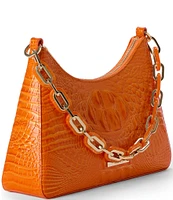 BRAHMIN Melbourne Collection Orange Mango Mod Esme Chain Strap Shoulder Bag