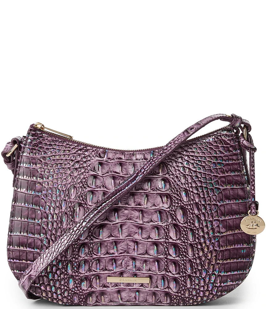 BRAHMIN Melbourne Collection Passion Purple Shayna Crossbody Bag