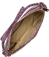 BRAHMIN Melbourne Collection Passion Purple Shayna Crossbody Bag