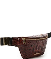 BRAHMIN Melbourne Collection Pecan Hollis Compact Belt Bag