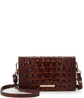 BRAHMIN Melbourne Collection Pecan Minuette Crossbody Bag