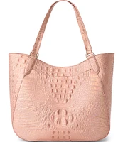 BRAHMIN Melbourne Collection Rose Gold Aliza Tote Bag