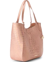 BRAHMIN Melbourne Collection Rose Gold Aliza Tote Bag