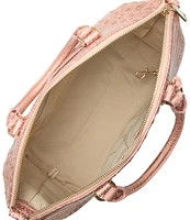 BRAHMIN Melbourne Collection Rose Gold Large Duxbury Satchel Bag