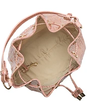 BRAHMIN Melbourne Collection Rose Gold Melinda Bucket Bag