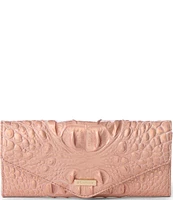 BRAHMIN Melbourne Collection Rose Gold Veronica Trifold Wallet