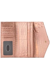 BRAHMIN Melbourne Collection Rose Gold Veronica Trifold Wallet