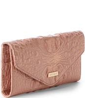 BRAHMIN Melbourne Collection Rose Gold Veronica Trifold Wallet