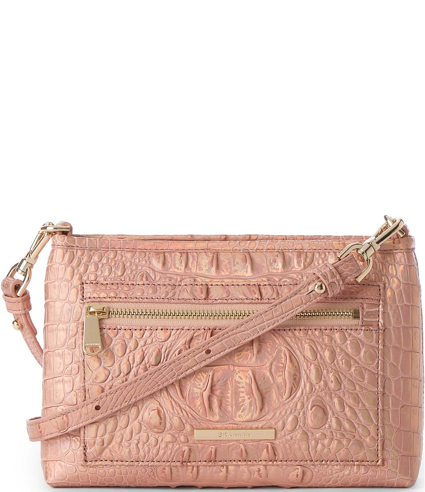 BRAHMIN Melbourne Collection Rose Gold Vida Crossbody Bag