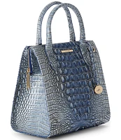 BRAHMIN Ombre Melbourne Collection Small Caroline Satchel Bag