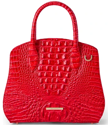 BRAHMIN Sriracha Melbourne Collection Rosetta Satchel Bag