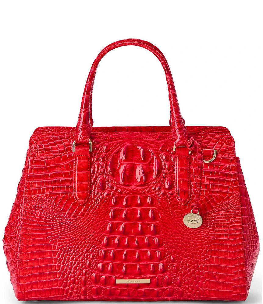 BRAHMIN Sriracha Melbourne Collection Small Finley Satchel Bag