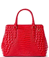 BRAHMIN Sriracha Melbourne Collection Small Finley Satchel Bag