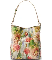 BRAHMIN Melbourne Collection Succulent Bloom Celina Bucket Bag