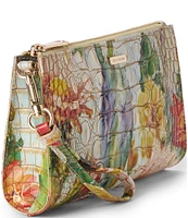 BRAHMIN Melbourne Collection Succulent Bloom Daisy Wristlet