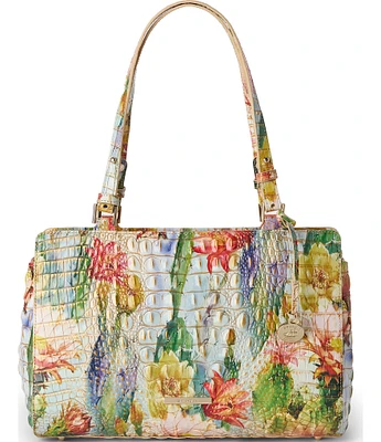 BRAHMIN Melbourne Collection Succulent Bloom Josette Tote Bag
