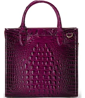 BRAHMIN Melbourne Collection Sugar Plum Caroline Satchel Bag