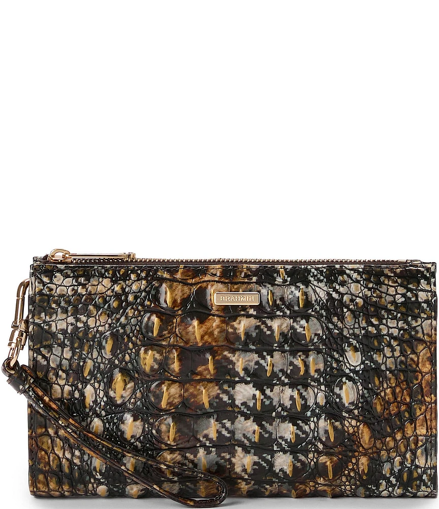 BRAHMIN Melbourne Collection Untamed Daisy Wristlet