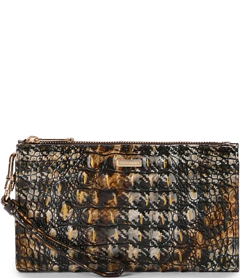 BRAHMIN Melbourne Collection Untamed Daisy Wristlet