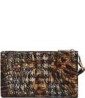 BRAHMIN Melbourne Collection Untamed Daisy Wristlet