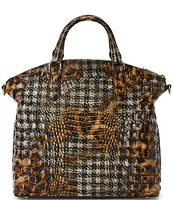 BRAHMIN Melbourne Collection Untamed Large Duxbury Satchel Bag