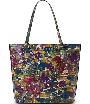 BRAHMIN Melbourne Collection Wildflower Ezra Tote Bag