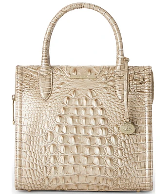 BRAHMIN Wind Chime Melbourne Collection Small Caroline Satchel Bag
