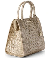 BRAHMIN Wind Chime Melbourne Collection Small Caroline Satchel Bag