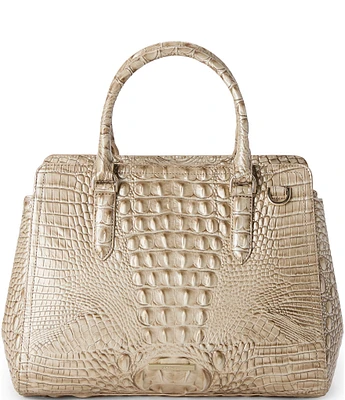 BRAHMIN Wind Chime Melbourne Collection Small Finley Satchel Bag