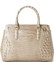 BRAHMIN Wind Chime Melbourne Collection Small Finley Satchel Bag