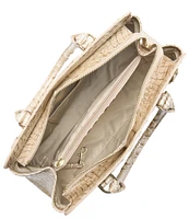 BRAHMIN Wind Chime Melbourne Collection Small Finley Satchel Bag