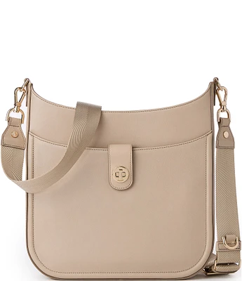 BRAHMIN Moonstone Collection Brindle Leia Crossbody Bag