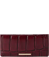 BRAHMIN Nerina Collection Merlot Ady Bifold Wallet