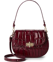 BRAHMIN Nerina Collection Merlot Cynthia Shoulder Bag