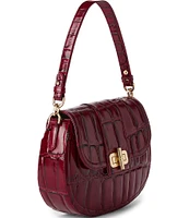 BRAHMIN Nerina Collection Merlot Cynthia Shoulder Bag