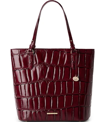 BRAHMIN Nerina Collection Merlot Ezra Tote Bag