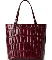 BRAHMIN Nerina Collection Merlot Ezra Tote Bag