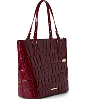 BRAHMIN Nerina Collection Merlot Ezra Tote Bag