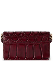 BRAHMIN Nerina Collection Merlot Minuette Crossbody Bag