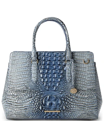 BRAHMIN Ombre Melbourne Collection Finley Carryall Satchel Bag
