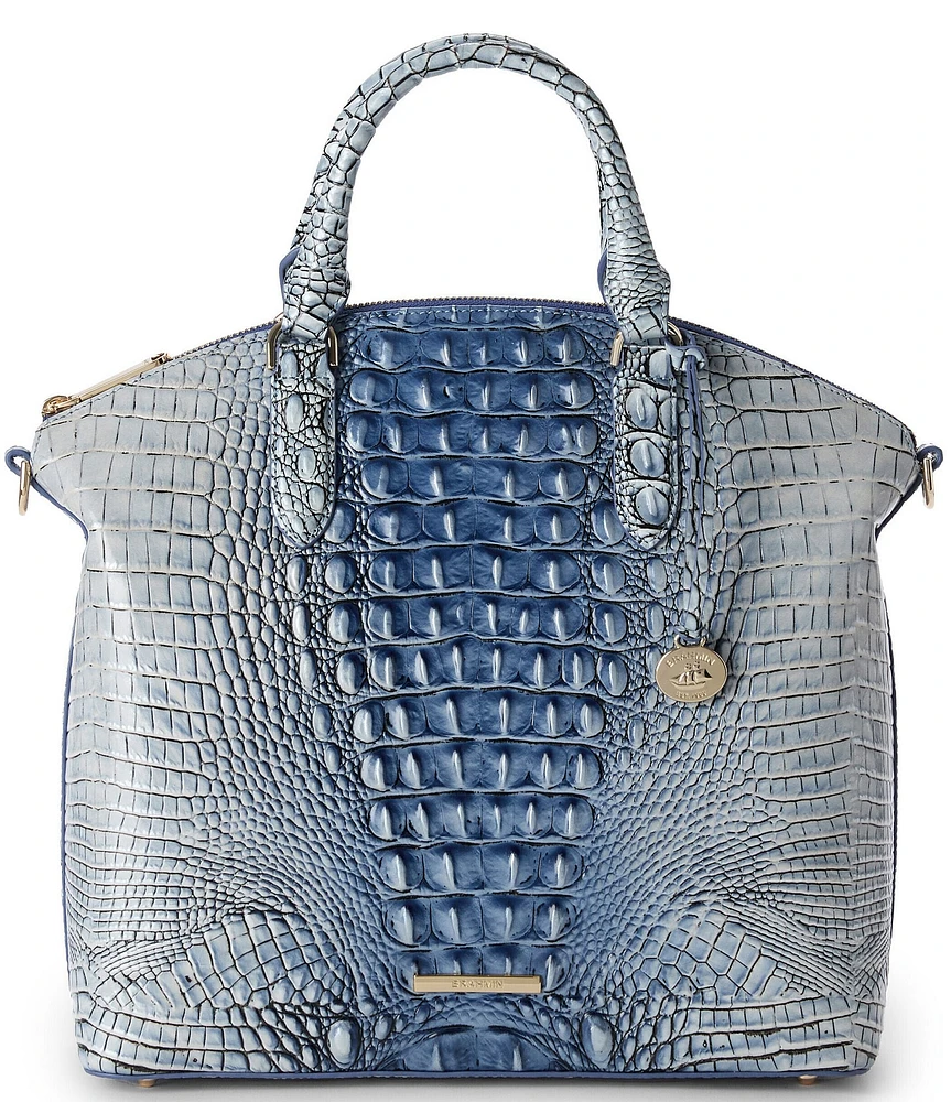 BRAHMIN Ombre Melbourne Collection Large Duxbury Satchel Bag