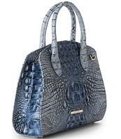 BRAHMIN Ombre Melbourne Collection Rosetta Satchel Bag