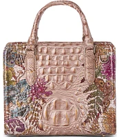 BRAHMIN Ombre Melbourne Collection Chrysanthemum Cami Satchel Bag